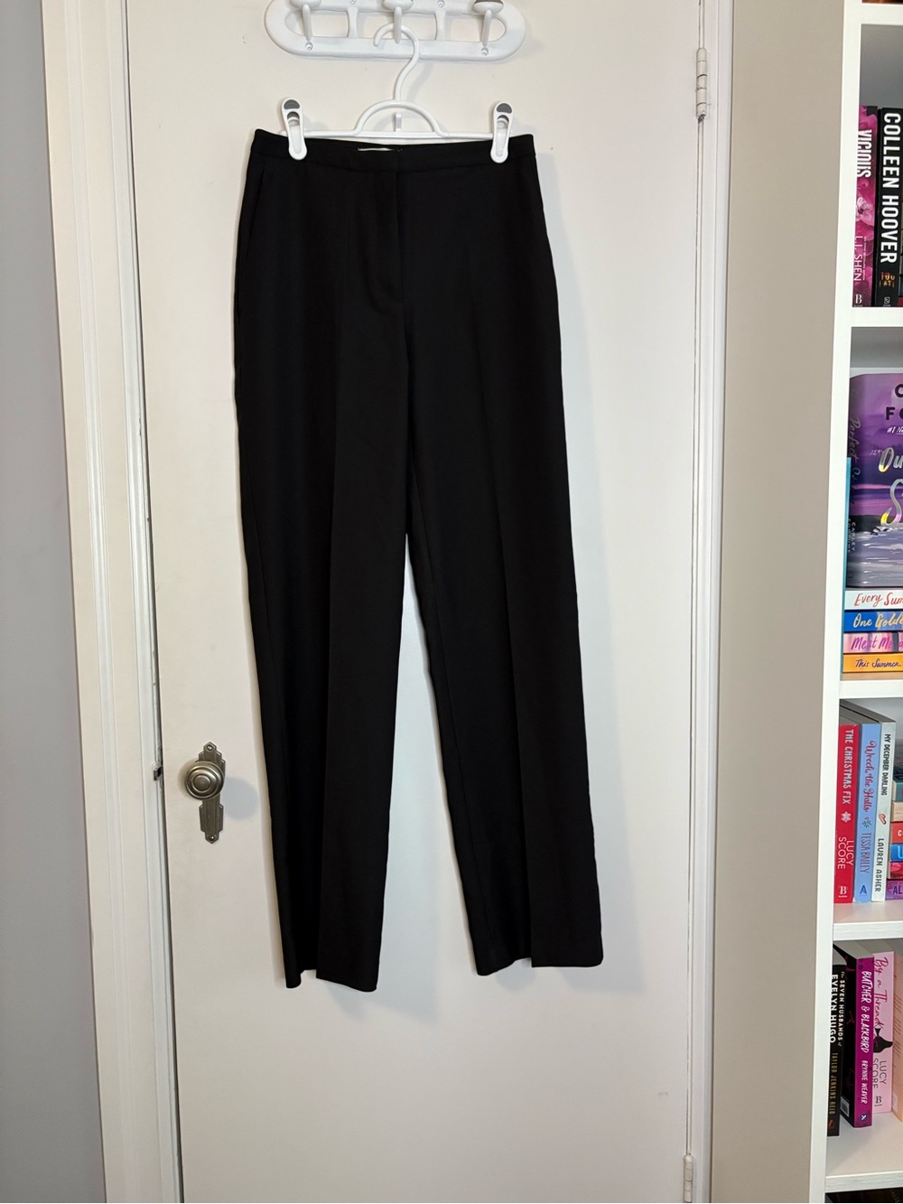 Love Tree Black Straight-Leg Dress Pants